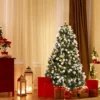 Costway 6ft7.5ft9ft Pre-lit Snowy Christmas Tree 81813982058 Tips W/ Pine Cones & Red Berries 2 Costway 6ft7.5ft9ft Pre-lit Snowy Christmas Tree 81813982058 Tips W/ Pine Cones & Red Berries -Costway GUEST 9b92ae46 70b6 4f99 9a72 8cd2671cf358