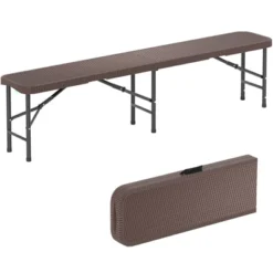 Costway 6 Ft Plastic Folding Bench With 1320 LBS Capacity Handle & Lock For Outdoor Camping 19 Costway 6 Ft Plastic Folding Bench With 1320 LBS Capacity Handle & Lock For Outdoor Camping -Costway GUEST 9c9c8c25 caaf 4cc1 9f8f 692dd5a1d6d0