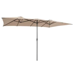 Costway 15FT Double-Sided Patio Market Umbrella Large Crank Handle Vented Outdoor Twin 23 Costway 15FT Double-Sided Patio Market Umbrella Large Crank Handle Vented Outdoor Twin -Costway GUEST 9cb9c56c a551 4714 b20d 8c1798f53d89