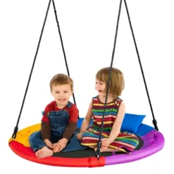 Costway 660 Lbs Saucer Tree Swing 40 Inch Kids Toddler Swing Set With Adjustable Ropes 23 Costway 660 Lbs Saucer Tree Swing 40 Inch Kids Toddler Swing Set With Adjustable Ropes -Costway GUEST 9cee40dd 5340 4849 9015 4b9878626bc9