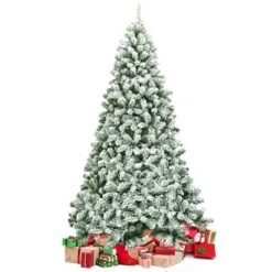 Costway 7.5FT Snow Flocked Artificial Christmas Tree Hinged W/1346 Tip And Foldable Base 18 Costway 7.5FT Snow Flocked Artificial Christmas Tree Hinged W/1346 Tip And Foldable Base -Costway GUEST 9cf39a7f 9db3 4632 95d7 08e34bc3e0c5