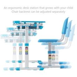 Costway Height Adjustable Children's Desk Chair Set Multifunctional Study Drawing -Costway GUEST 9cfe10d2 8ed3 4104 9040 e2cfd638957e