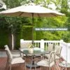 Costway 19'' Patio 35 LBS Round Umbrella Base Stand Holder 1.4''-1.9'' Market Table Outdoor -Costway GUEST 9d20da66 4087 492c ba19 f436eec9462b