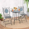 Costway Set Of 2/4 Mosaic Chairs For Patio With Decorative Backrest Heavy-Duty Frame -Costway GUEST 9d864ed7 1b05 4b5b b51a 66f8b4d7072b