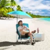 Costway 1/2 PCS Portable Beach Umbrella Chair With Hexagonal Parasol Comfy Armrest Breathable Seat Pink 1 Costway 1/2 PCS Portable Beach Umbrella Chair With Hexagonal Parasol Comfy Armrest Breathable Seat Pink -Costway GUEST 9ebd54d1 80dd 4cfe 83a1 72e79a06664b
