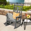 Costway Patio Rocking Chair All-Weather HDPE Rocker High Back Porch WhiteGreyTurquoise 1 Costway Patio Rocking Chair All-Weather HDPE Rocker High Back Porch WhiteGreyTurquoise -Costway GUEST 9f3ac2ad ce9c 4eb0 abe8 6c9538360eb9