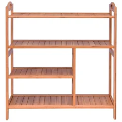 Costway 4 Tier Multifunction Bamboo Shoe Rack Boot Tower Shelf Storage Organizer Stand 16 Costway 4 Tier Multifunction Bamboo Shoe Rack Boot Tower Shelf Storage Organizer Stand -Costway GUEST 9f4e4f13 5043 41a0 839f cc31c670ef2f