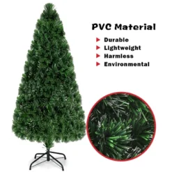 Costway Pre-Lit Fiber Optic Artificial PVC Christmas Tree 6Ft 13 Costway Pre-Lit Fiber Optic Artificial PVC Christmas Tree 6Ft -Costway GUEST a162a08b de0d 4a6f bad7 4b13deb0e9f1