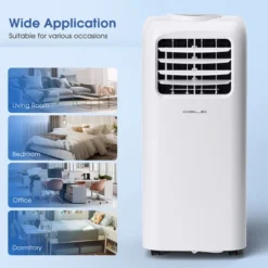 Costway 5000 BTU (8000 BTU ASHRAE) Portable Air Conditioner With Remote Control Cooling Fan Dehumidifier -Costway GUEST a25d27c3 fefc 449a 8bf7 c5164ece5261