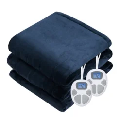 Costway 84'' X 90'' Flannel Heated Blanket Electric Throw W/ Dual Controllers BlueRedBeigeGray 17 Costway 84'' X 90'' Flannel Heated Blanket Electric Throw W/ Dual Controllers BlueRedBeigeGray -Costway GUEST a2ab3fee 0e08 48d7 9398 5576a0e618ef