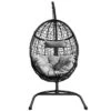 Costway Hammock Chair With Stand Hanging Cushioned Swing Egg Chair -Costway GUEST a39484e2 d349 4a27 bf99 ed89382d61ed