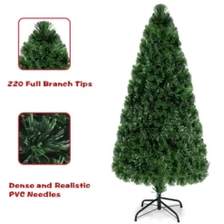 Costway Pre-Lit Fiber Optic Artificial PVC Christmas Tree 6Ft 14 Costway Pre-Lit Fiber Optic Artificial PVC Christmas Tree 6Ft -Costway GUEST a3a1260d 1d2f 42f0 8160 5ad5cee0ed32
