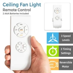 20'' Caged Bladeless Ceiling Fan With Light Reversible Motor & Remote Control -Costway GUEST a4370c93 8c37 4dd6 8aed 93d7c3e5ea81