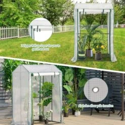 Costway 39'' X 32'' X 59'' Walk-in Garden Greenhouse Warm House For Plant Growing -Costway GUEST a44b9a83 804d 49ca 8165 38ce1ad8342b