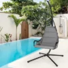 Costway Swing Chair With Stand Extra-wide And Cushioned Seat Outdoor Indoor Hanging Chair Grey/Beige 1 Costway Swing Chair With Stand Extra-wide And Cushioned Seat Outdoor Indoor Hanging Chair Grey/Beige -Costway GUEST a4f72382 7622 437d 8eb3 fcf86f488a3b