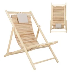 Costway Patio Outdoor Adjustable Folding Wood Sling Chair Reclining Lounge Assembly Free 21 Costway Patio Outdoor Adjustable Folding Wood Sling Chair Reclining Lounge Assembly Free -Costway GUEST aa9becc6 17c3 458a bc20 7b91cd40ba99