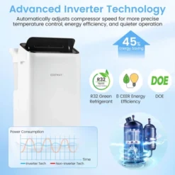 Costway 14000 BTU Inverter Portable Air Conditioner With APP Voice & Remote Control 15 Costway 14000 BTU Inverter Portable Air Conditioner With APP Voice & Remote Control -Costway GUEST abe4d220 2323 4d90 be85 b71f7e8bb09c