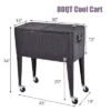 Costway Outdoor Rattan 80QT Party Portable Rolling Cooler Cart Ice Beer Beverage Chest 2 Costway Outdoor Rattan 80QT Party Portable Rolling Cooler Cart Ice Beer Beverage Chest -Costway GUEST af1d7c27 07d7 4186 9089 23f660108d2d