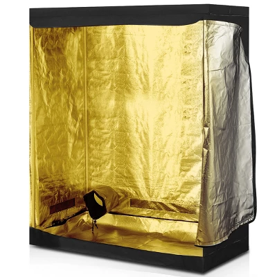 48''x24''x60'' Mylar Indoor Grow Tent Room Reflective Hydroponic Garden Growing 5 48''x24''x60'' Mylar Indoor Grow Tent Room Reflective Hydroponic Garden Growing - Image 3