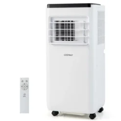 Costway 8000 BTU Portable Air Conditioner Cools Up To 250 Sq.Ft With Fan & Dehumidifier 5000 BTU(8000BTU ASHRAE) 19 Costway 8000 BTU Portable Air Conditioner Cools Up To 250 Sq.Ft With Fan & Dehumidifier 5000 BTU(8000BTU ASHRAE) -Costway GUEST b189a995 f402 4690 8b13 3e659ee60298