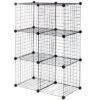 Costway 6 Cube Grid Wire Organizer Wardrobe Shelves Bookcase DIY 1 Costway 6 Cube Grid Wire Organizer Wardrobe Shelves Bookcase DIY -Costway GUEST b237bcf7 15be 49a5 9fb7 410851c89797
