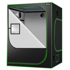 Costway 5x5 Grow Tent, 60''x60''x80'' High Reflective Mylar W/Observation Window GrayBlack 18 Costway 5x5 Grow Tent, 60''x60''x80'' High Reflective Mylar W/Observation Window GrayBlack -Costway GUEST b617671a 40df 43ff 8ae6 6fc1253e9619