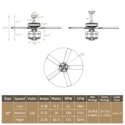 Costway 50'' Ceiling Fan With Light Classic Ceiling Fan Lamp W/Noiseless Reversible Motor 13 Costway 50'' Ceiling Fan With Light Classic Ceiling Fan Lamp W/Noiseless Reversible Motor -Costway GUEST b6830f58 a822 48ca a759 70ffde04d2e4