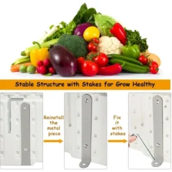 Costway 2 Pcs 48.5'' Raised Garden Bed Square Plant Box Planter Flower Vegetable White 16 Costway 2 Pcs 48.5'' Raised Garden Bed Square Plant Box Planter Flower Vegetable White -Costway GUEST b7397a6c 3c0c 4464 a0e6 08df65456ae3