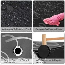 Costway 12 Cubic Portable Shoe Rack Shelf Cabinet Storage Closet Organizer Home Furni -Costway GUEST b9ac9875 182a 457d b312 7a8ecc5d4085