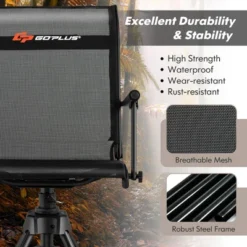 Costway Swivel Hunting Chair W/4 360°Adjustable Legs Folding Silent Swivel Blind Chair -Costway GUEST b9e305e9 08bc 41ea 97a3 792e720fdb80