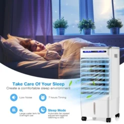 Costway 3-in-1 Evaporative Air Cooler Portable Air Cooling Fan W/ Fan & Humidifier -Costway GUEST bb4962be fc03 4480 ba82 9c08e79d2bb3