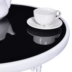 Costway 3 PCS Folding Bistro Table Chairs Set Garden Backyard Patio Furniture Black -Costway GUEST bb5d2283 5b82 4e39 909a b83a7c065397