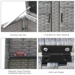 Costway 88 Gallon Garden Patio Rattan Storage Container Box Bin Shelf 16 Costway 88 Gallon Garden Patio Rattan Storage Container Box Bin Shelf -Costway GUEST bb88cd9f 8650 4868 bd30 cc1491044107