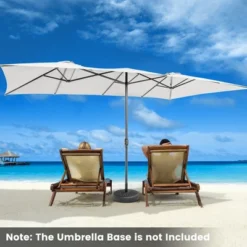 Costway 15FT Double-Sided Patio Market Umbrella Large Crank Handle Vented Outdoor Twin 16 Costway 15FT Double-Sided Patio Market Umbrella Large Crank Handle Vented Outdoor Twin -Costway GUEST bc5241df 4086 40e9 a3da fc80f29866e5