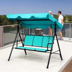 Costway 3 Person Patio Swing Canopy Yard Furniture 17 Costway 3 Person Patio Swing Canopy Yard Furniture -Costway GUEST bcc2dd17 bd15 404c 874c 702052ad8425