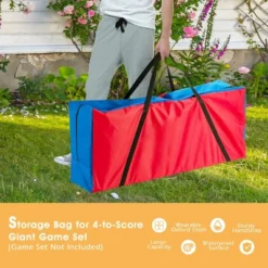 Costway Giant 4 In A Row Connect Game Carry & Storage Bag For Life Size Jumbo 4 To Score -Costway GUEST bd58a1b6 8ef9 49c8 8056 b6940820ddae