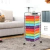 Costway 10 Drawer Rolling Storage Cart Scrapbook Office School Organizer Multicolor -Costway GUEST be1725bb b9a3 4a75 a5ac 756dd298bf4b