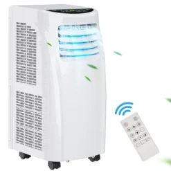Costway 8000 BTU ASHRAE Portable Air Conditioner & Dehumidifier Function Remote W/ Window Kit -Costway GUEST be3a9a29 ba9e 4c19 beee 296342c74572