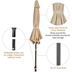 Costway 10Ft Outdoor Market Patio Table Umbrella Push Button Tilt Crank Lift BurgundyBeigeTanBlue 18 Costway 10Ft Outdoor Market Patio Table Umbrella Push Button Tilt Crank Lift BurgundyBeigeTanBlue -Costway GUEST c0cf4252 65c6 4440 b34b 14f78b686ec6