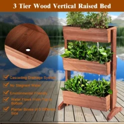 3-Tier Raised Garden Bed Vertical Freestanding Elevated Planter Patio Balcony 14 3-Tier Raised Garden Bed Vertical Freestanding Elevated Planter Patio Balcony -Costway GUEST c423c6f2 f1a2 494d bcea 064a71b838b1