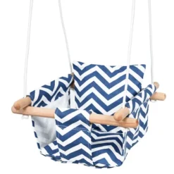Costway Baby Canvas Hanging Swing Cotton Hammock Toy For Toddler BluePink -Costway GUEST c45ae13d a52d 4171 b96b 636a4f0dd9e9