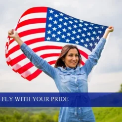 Costway 3'x5' FT Sewn Stripes Embroidered Stars Brass Grommets USA US U.S. American Flag -Costway GUEST c5395235 d74b 429f afc4 373b91ec2fcb