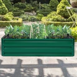 Costway 47"x35.5" Patio Raised Garden Bed Vegetable Flower Plant Dark Green New -Costway GUEST c60707e0 eae7 4f81 a9fb b055083cd8fa