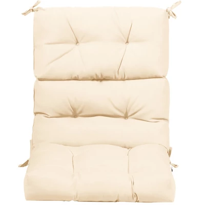 Costway 22'' X44'' Indoor Outdoor Back Chair Cushion Tufted Pillow Patio Seating Pad BlackBeigeBrown 11 Costway 22'' X44'' Indoor Outdoor Back Chair Cushion Tufted Pillow Patio Seating Pad BlackBeigeBrown - Image 9