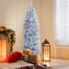 Costway 7 FT Pre-Lit Christmas Tree Hinged Slim Pencil W/ 350 LED Lights 670 Branch Tips -Costway GUEST c64e0f7d 20ac 4e9e b4aa 58d36ae9c52b