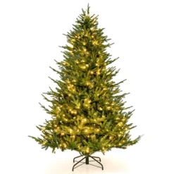 Costway 6/7 FT Pre-Lit Artificial Christmas Tree Hinged 788/1130 Branch Tips & 280/380 LED Lights -Costway GUEST c73000c2 00fb 467f bd25 49177419cb73