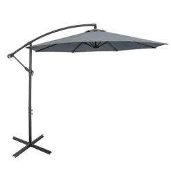 Costway 10 FT Patio Offset Umbrella W/8 Ribs Cross Base Tilt -Costway GUEST c9ec993d 45b2 4648 b67c 9519b66f48ae