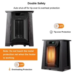 Costway Portable Electric Space Heater 1500W 12H Timer Caster Remote Control Room Office -Costway GUEST cdbd31a5 4753 4fb3 b854 e290feb4f05c