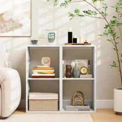 Costway 2/3-Cube Bookcase Open Back Bookshelf With Anti-tip Kit Modern Style Organizer -Costway GUEST ce1b5b30 94bd 4fe3 b34a 11ec086f31a4