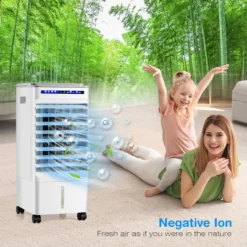 Costway 3-in-1 Evaporative Air Cooler Portable Air Cooling Fan W/ Fan & Humidifier -Costway GUEST d14345f9 a6e2 46d4 888a 2bf71b1fcd66